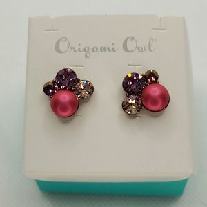 🆕️ Origami Owl Pearl Cluster Earrings